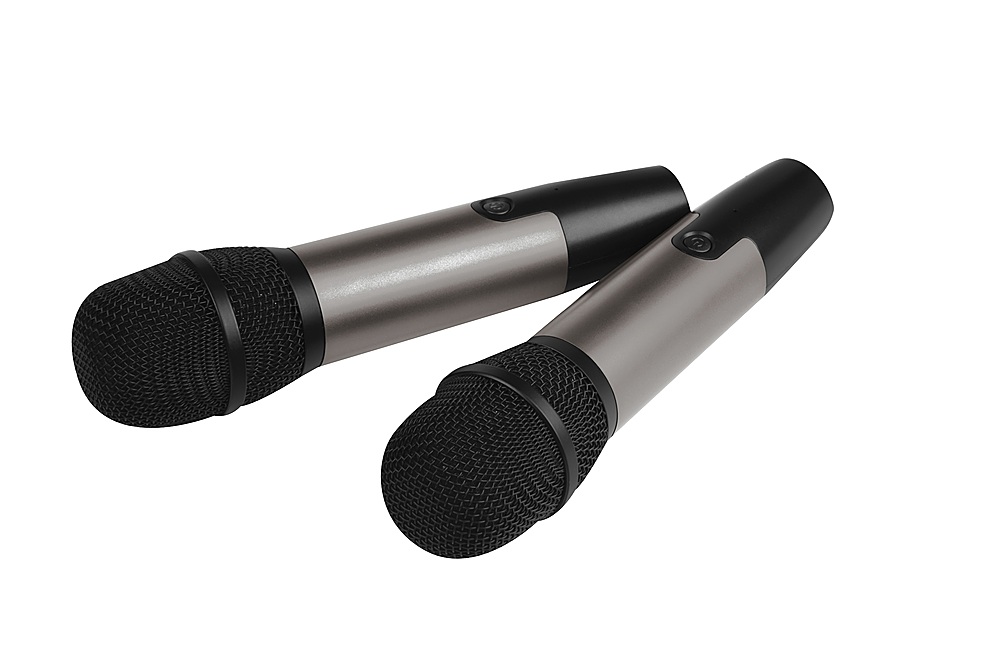 Angle View: Singsation - FREESTYLE Wireless Karaoke System - Gray