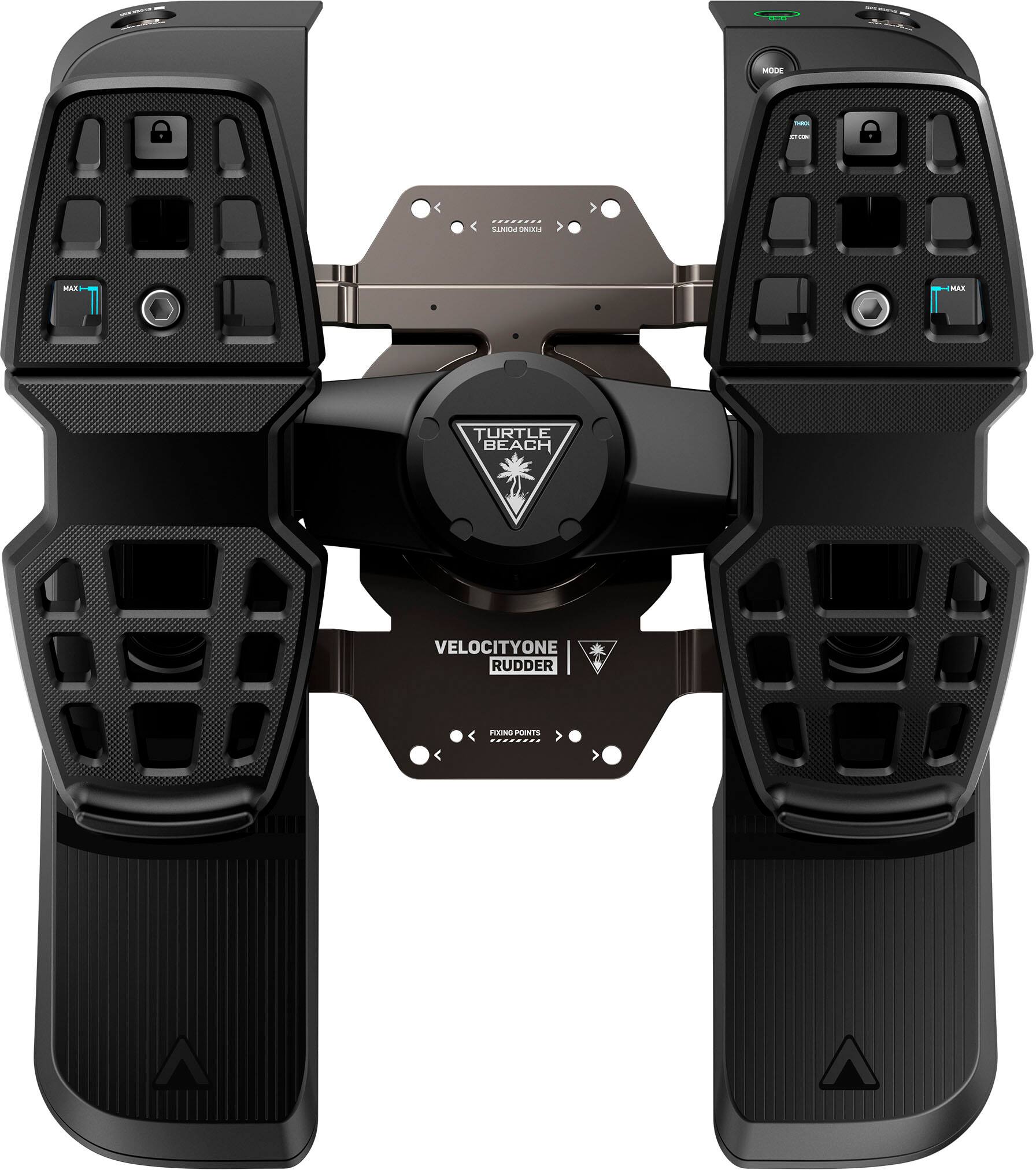 Alt View 11. Turtle Beach - VelocityOne Rudder Universal Rudder Pedals for Windows PCs, Xbox Series X, Xbox Series S with Adjustable Brakes - Black.