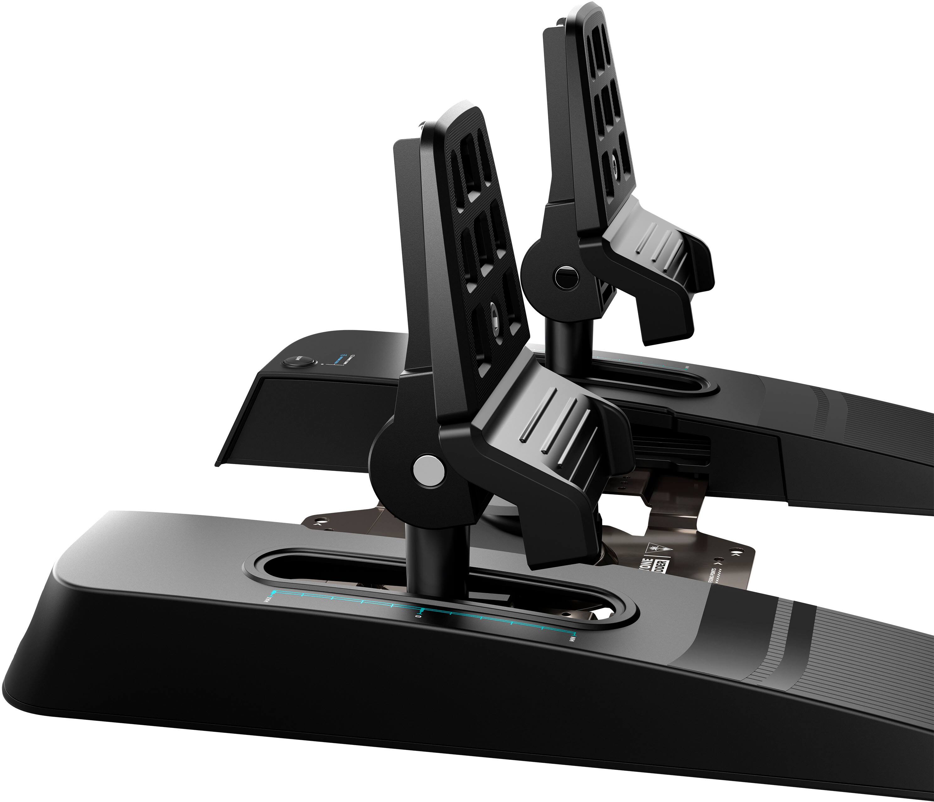 Alt View 13. Turtle Beach - VelocityOne Rudder Universal Rudder Pedals for Windows PCs, Xbox Series X, Xbox Series S with Adjustable Brakes - Black.