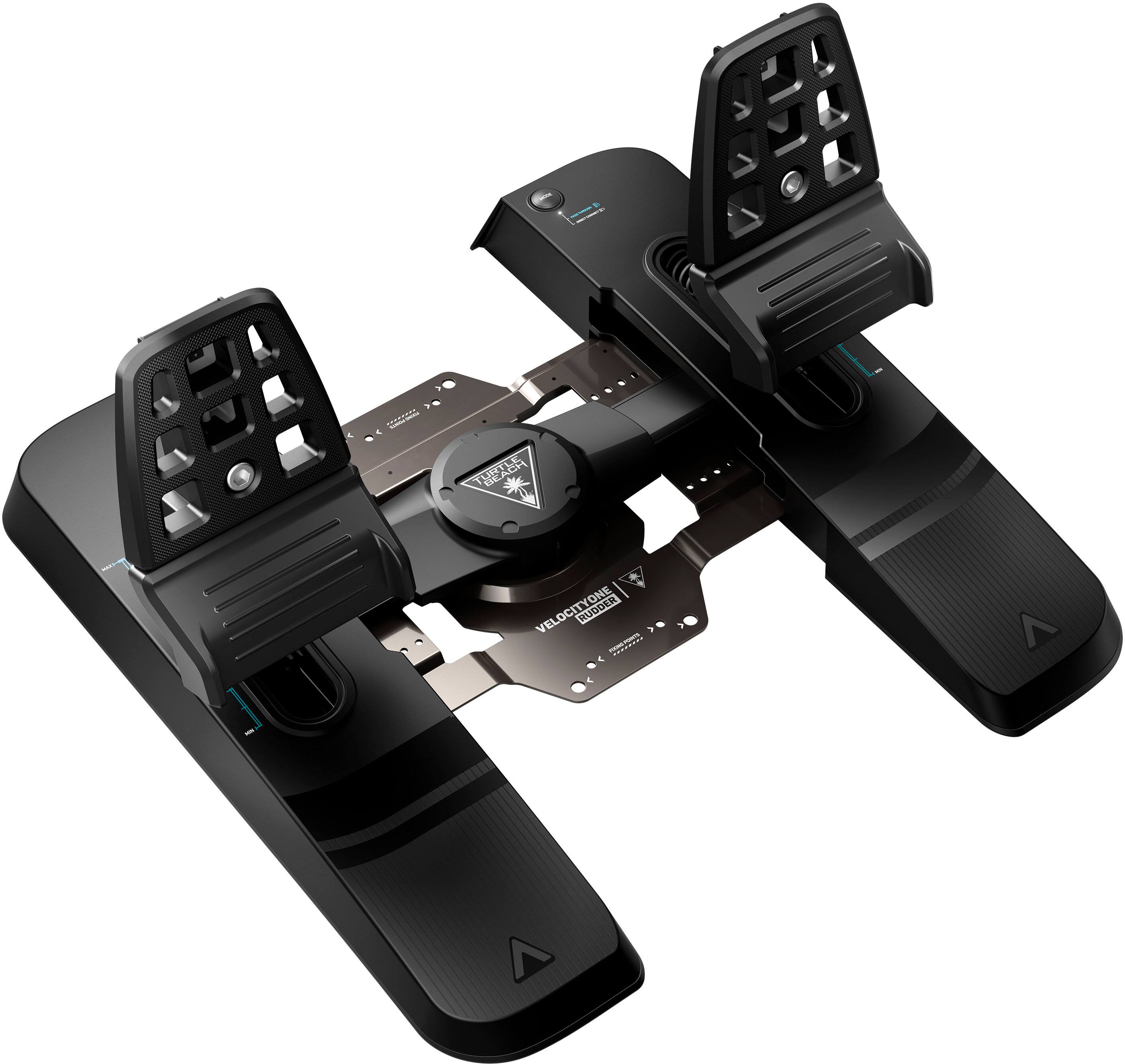 Alt View 14. Turtle Beach - VelocityOne Rudder Universal Rudder Pedals for Windows PCs, Xbox Series X, Xbox Series S with Adjustable Brakes - Black.