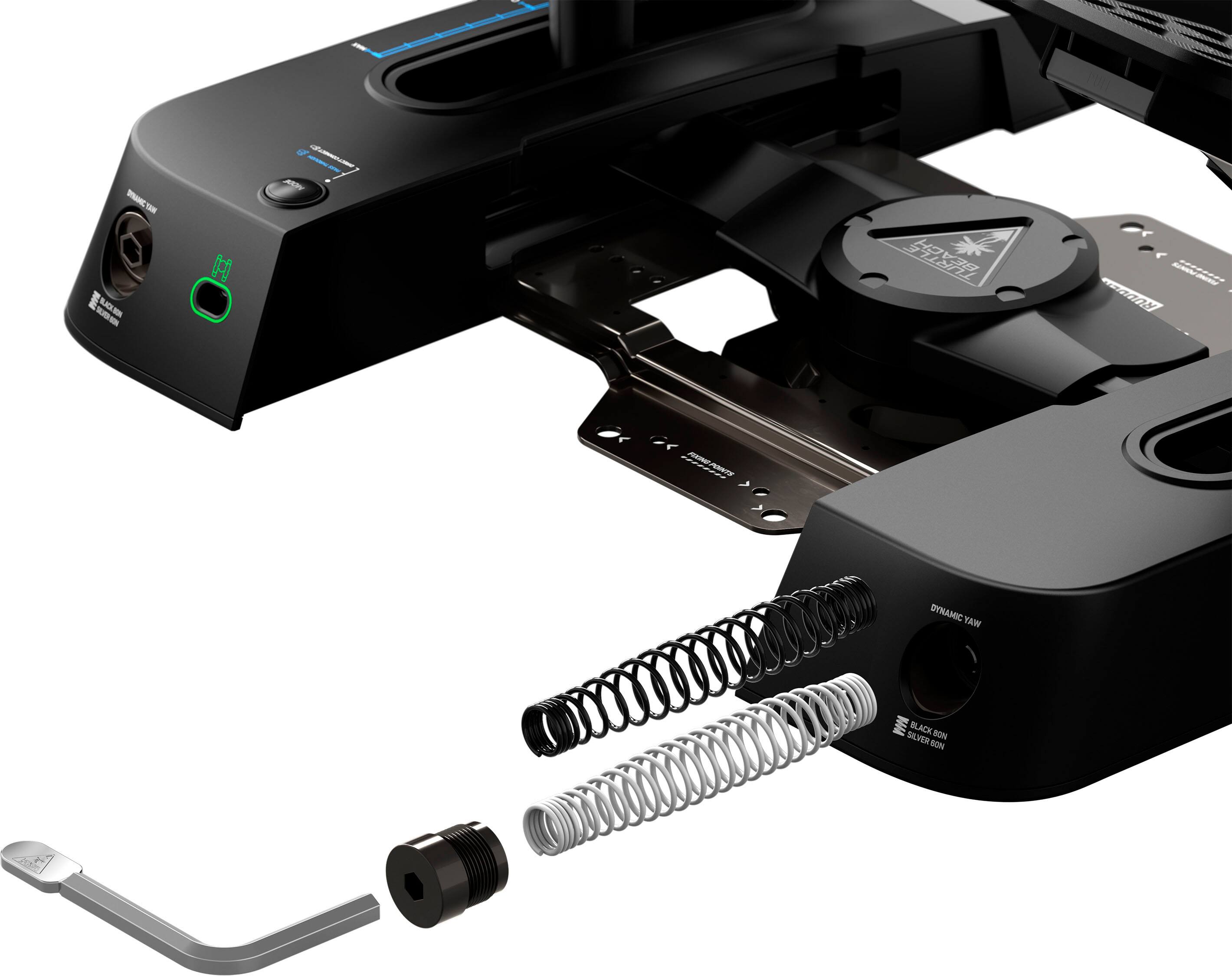 Alt View 18. Turtle Beach - VelocityOne Rudder Universal Rudder Pedals for Windows PCs, Xbox Series X, Xbox Series S with Adjustable Brakes - Black.