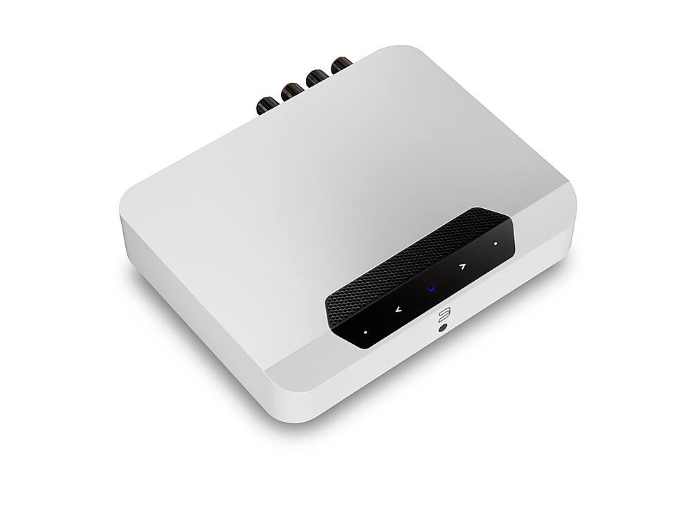Left. Bluesound - Powernode Edge Streaming Amplifier - White.