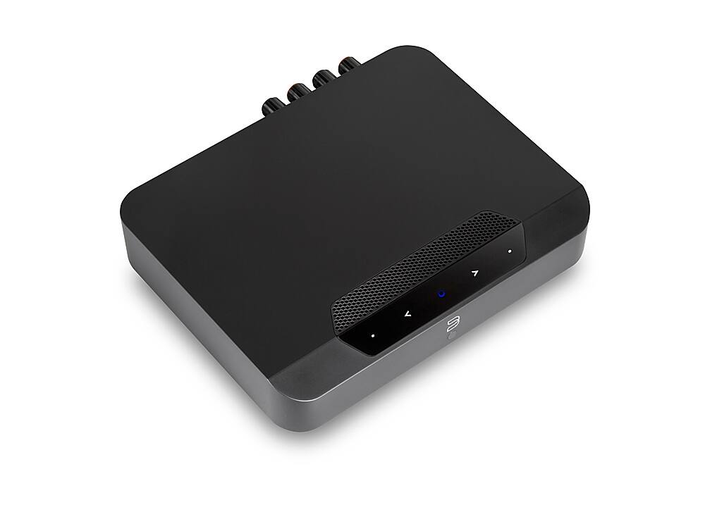 Left. Bluesound - Powernode Edge Streaming Amplifier - Black.