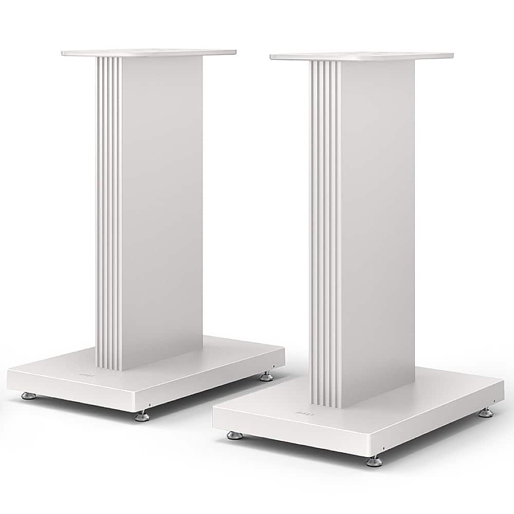 KEF - S3 Floor Stands - White - Front_Zoom
