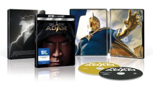 Black Adam [SteelBook] [Includes Digital Copy] [4K Ultra HD Blu-ray/Blu-ray]] [2022] - Front_Zoom