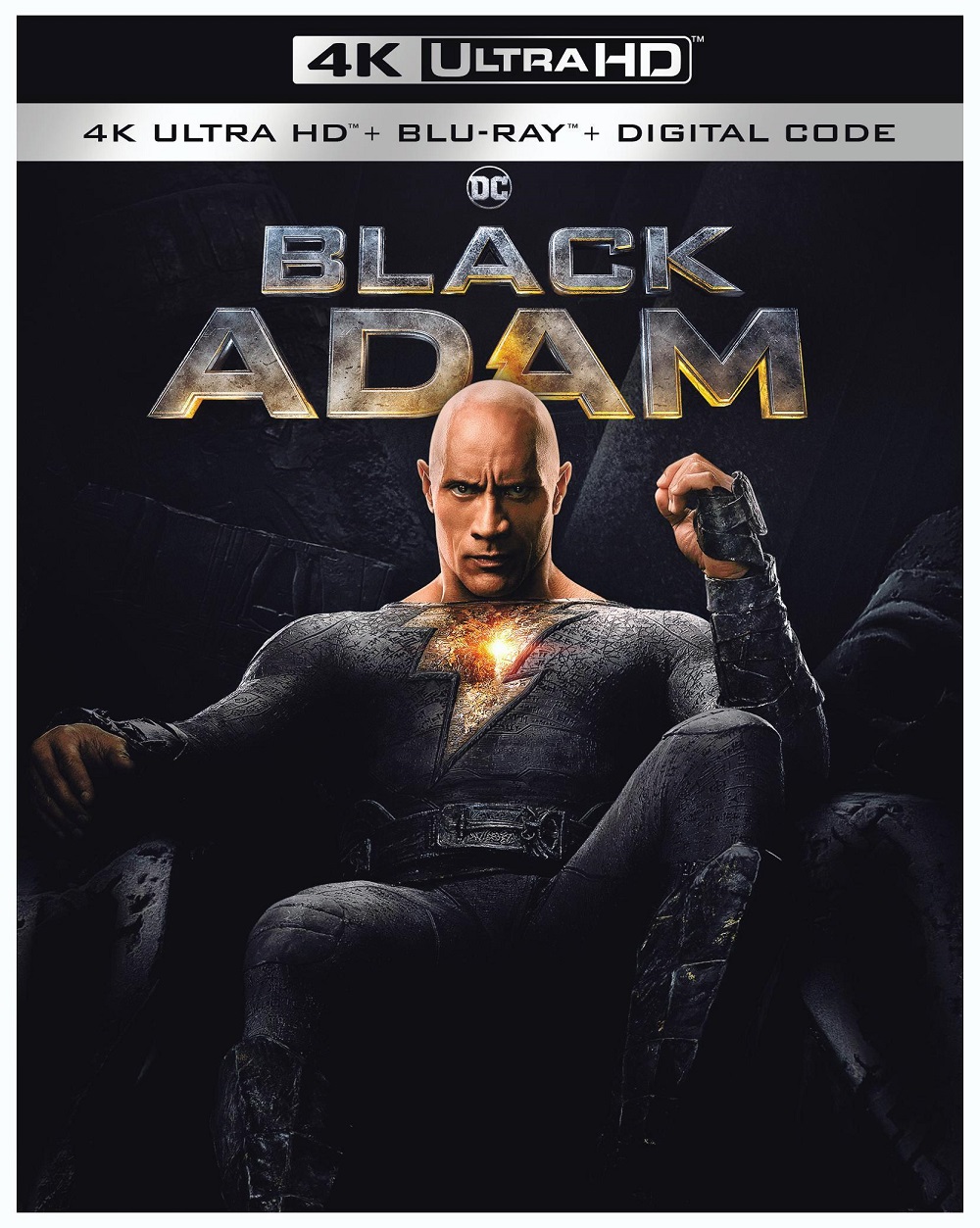Black Adam [Includes Digital Copy] [4K Ultra HD Blu-ray/Blu-ray]] [2022]