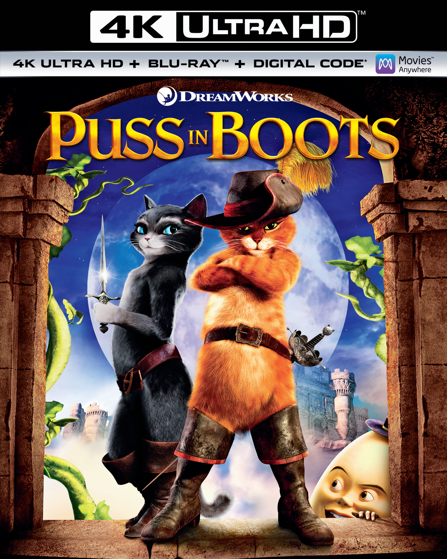 

Puss in Boots [Includes Digital Copy] [4K Ultra HD Blu-ray/Blu-ray] [2011]