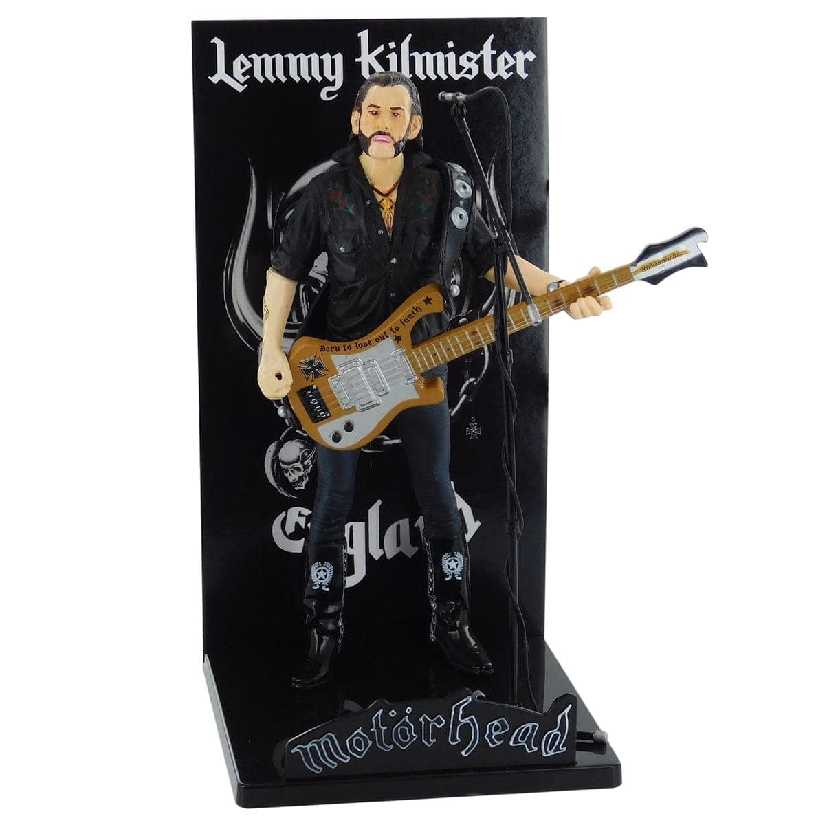 Locoape - Motorhead Lemmy Kilmister Deluxe Figure Rickenbacker Guitar Cross - Black price history on PriceWatchPro