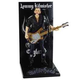 Locoape - Motorhead Lemmy Kilmister Deluxe Figure Rickenbacker Guitar Cross - Black