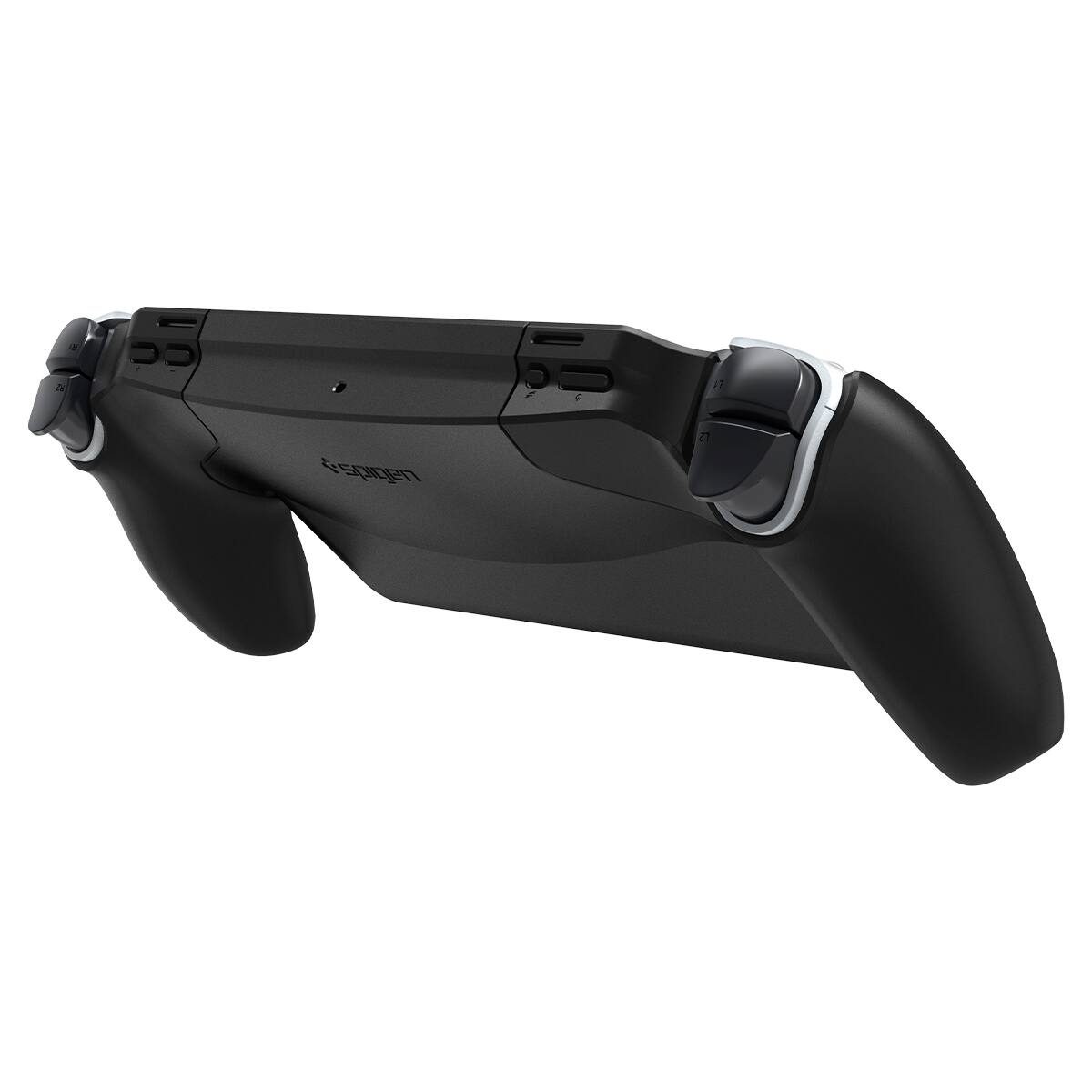 Angle. Spigen - Spigen Thin Fit Case for PlayStation Portal - Black.