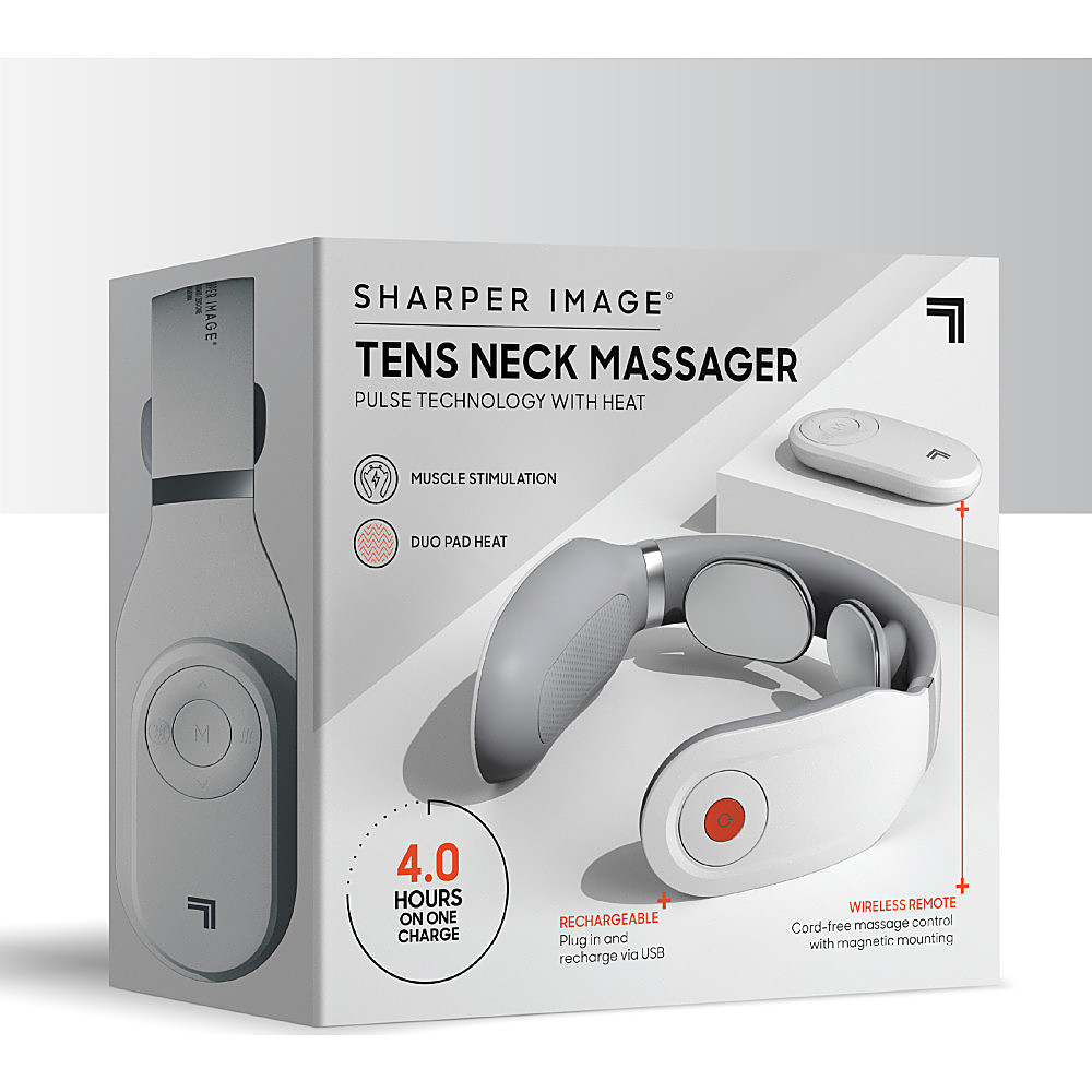 Sharper Image Neck Tens Muscle Stimulator with Heat  - Best Buy