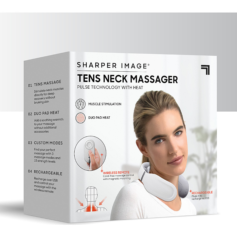 Hammacher Electrostimulation Heat Neck Massager Pain Reliever TENS Nerve  therapy