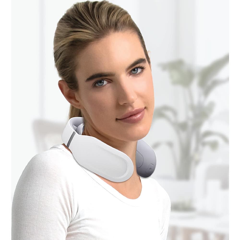 Electric Pulse Neck Massager with Heat for Pain Relief FSA or HSA