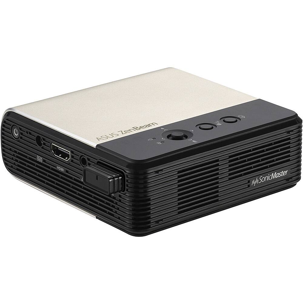 Alt View 13. ASUS - ZenBeam E2 854 x 480 Wireless DLP Projector - Black, Gold.