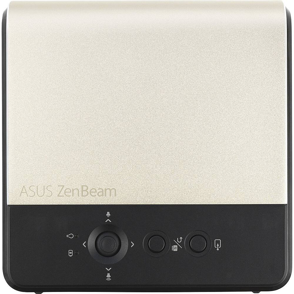 Alt View 14. ASUS - ZenBeam E2 854 x 480 Wireless DLP Projector - Black, Gold.