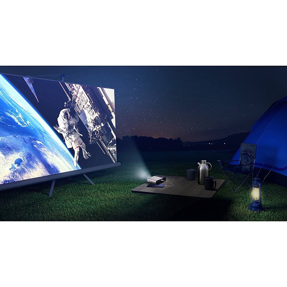 Alt View 22. ASUS - ZenBeam E2 854 x 480 Wireless DLP Projector - Black, Gold.