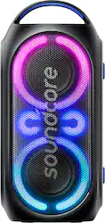 Soundcore - by Anker Rave Party 2 IPX4 Water-Resistant Portable Bluetooth Speaker with 120W Stereo Sound, 16H Playtime, & Mic Input - Black - Front_Zoom