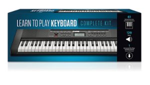 Hal Leonard - Portable Learn to Play Keyboard Kit with 61 Keys - Black - Front_Zoom