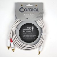 Cordial - Y Adapter - Long - White - Front_Zoom