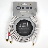 Cordial - Y Adapter - White - Front_Zoom