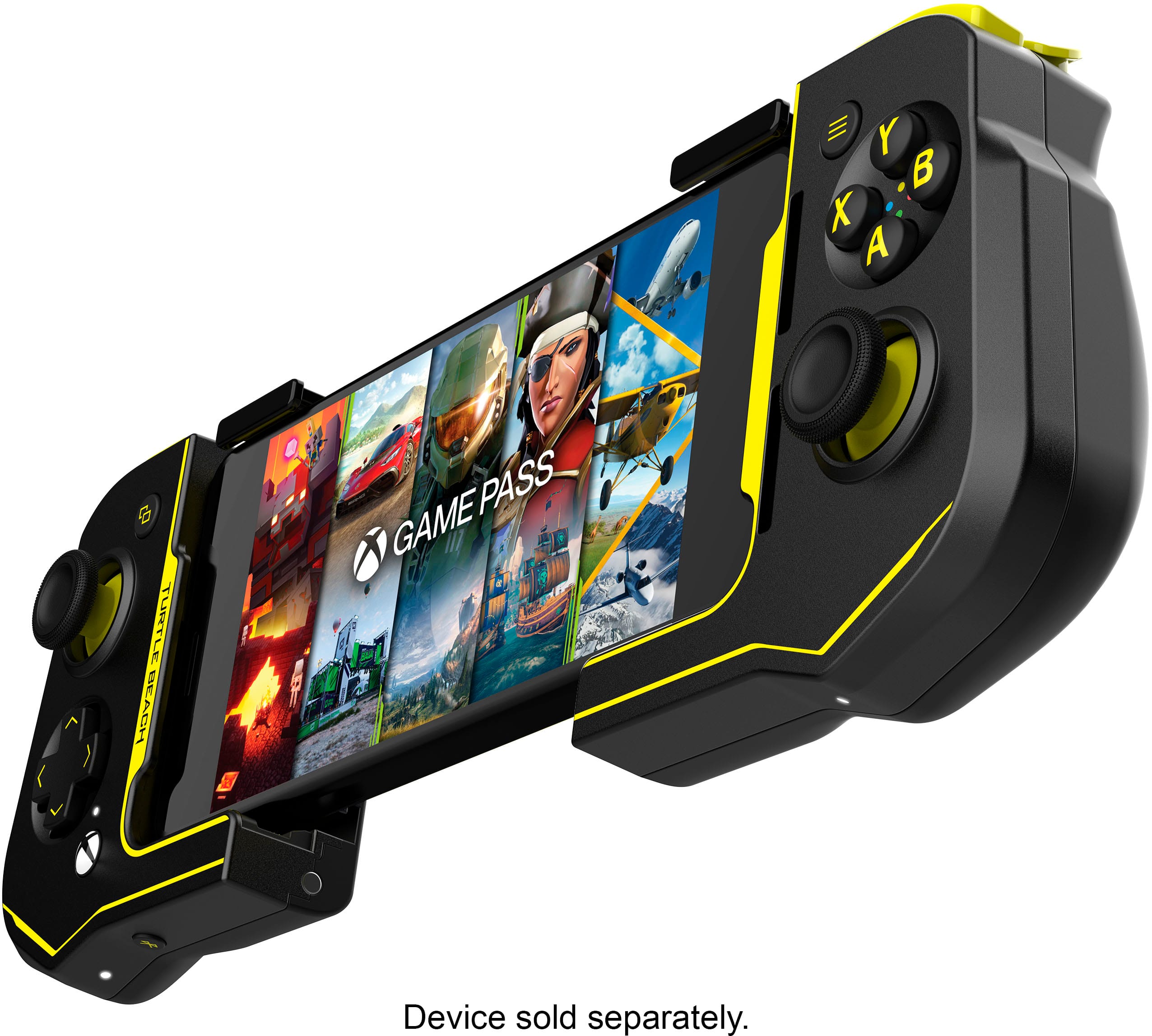 Left. Turtle Beach - Atom Game Controller for Android Phones - Black/Yellow.