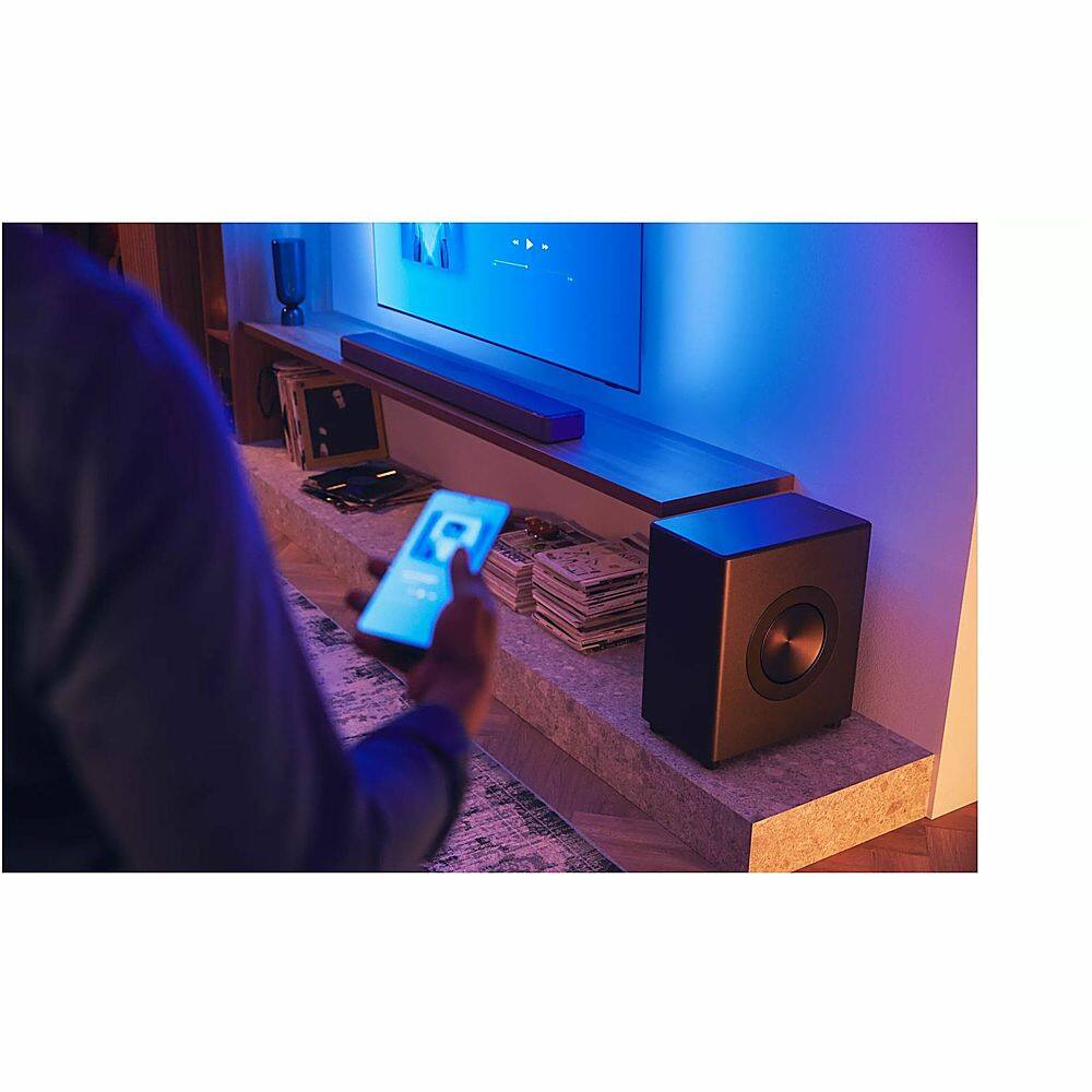 Alt View 24. Philips - Fidelio 210 W Wireless Floor Standing Speaker (Each) - Black.