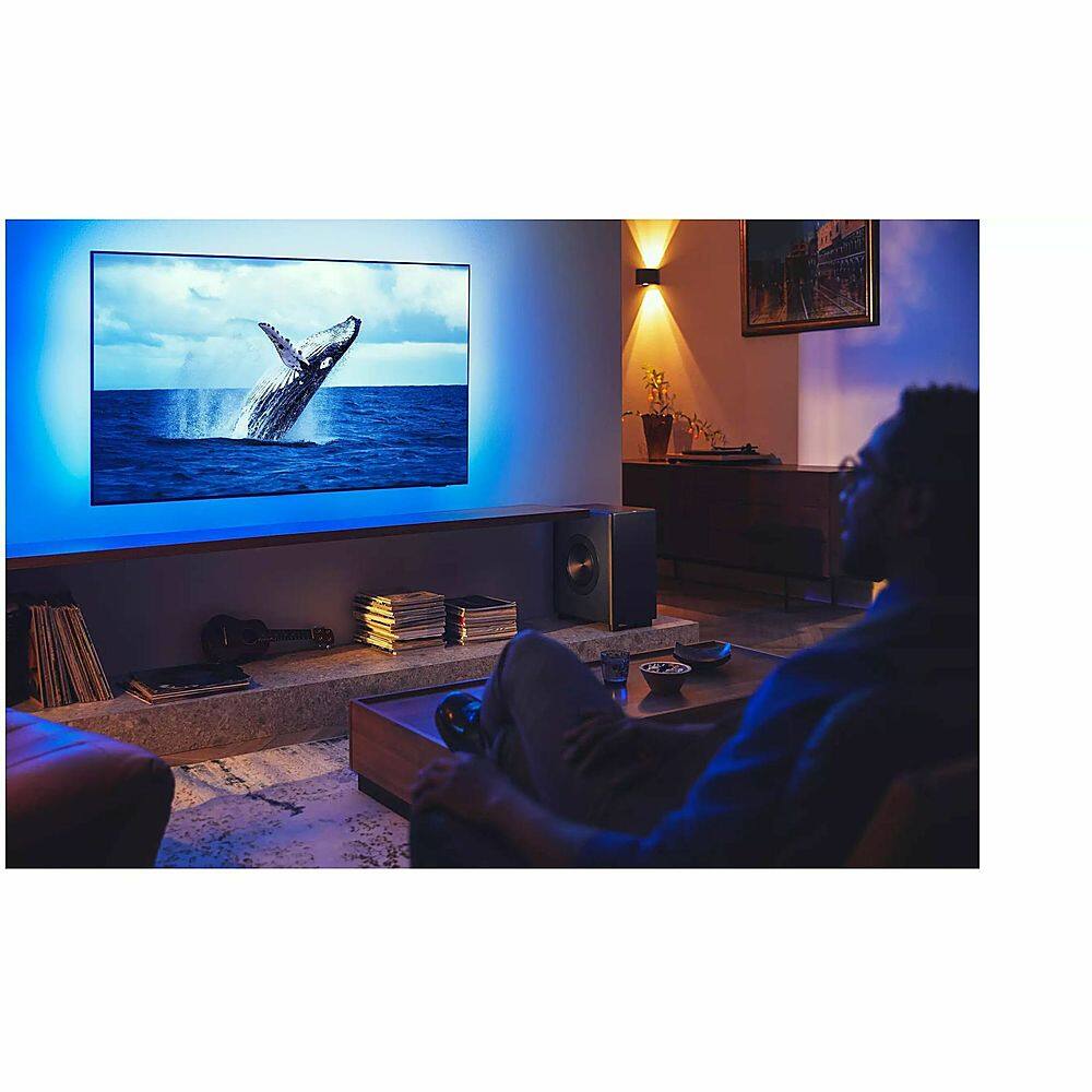 Alt View 30. Philips - Fidelio 210 W Wireless Floor Standing Speaker (Each) - Black.