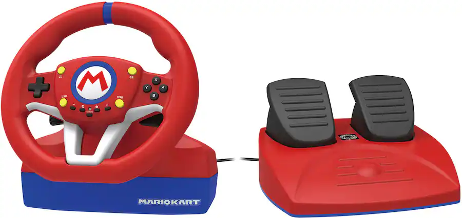 Hori Mario Kart Racing Wheel Pro Mini for Nintendo Switch Red NSW