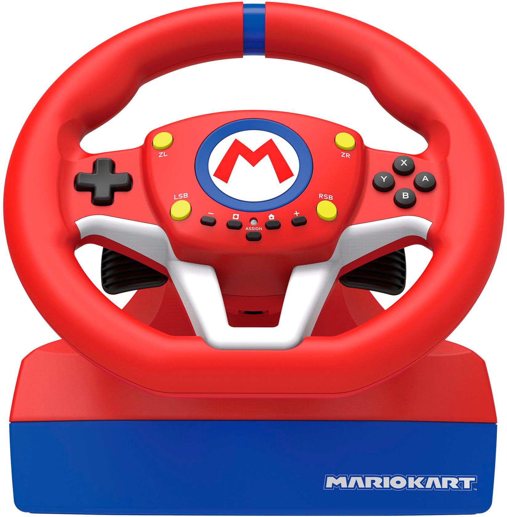 Alt View 11. Hori - Mario Kart Racing Wheel Pro Mini for Nintendo Switch - Red.