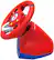 Left. Hori - Mario Kart Racing Wheel Pro Mini for Nintendo Switch - Red.