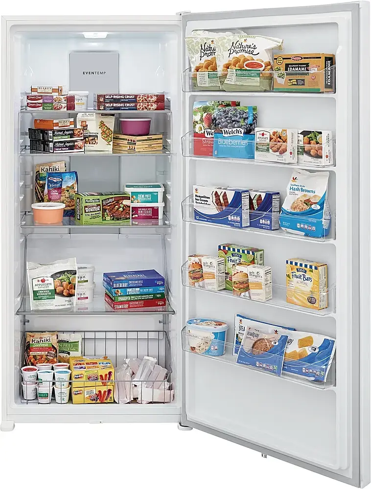 Alt View 2. Frigidaire - 20.0 Cu. Ft. Upright Freezer - White.