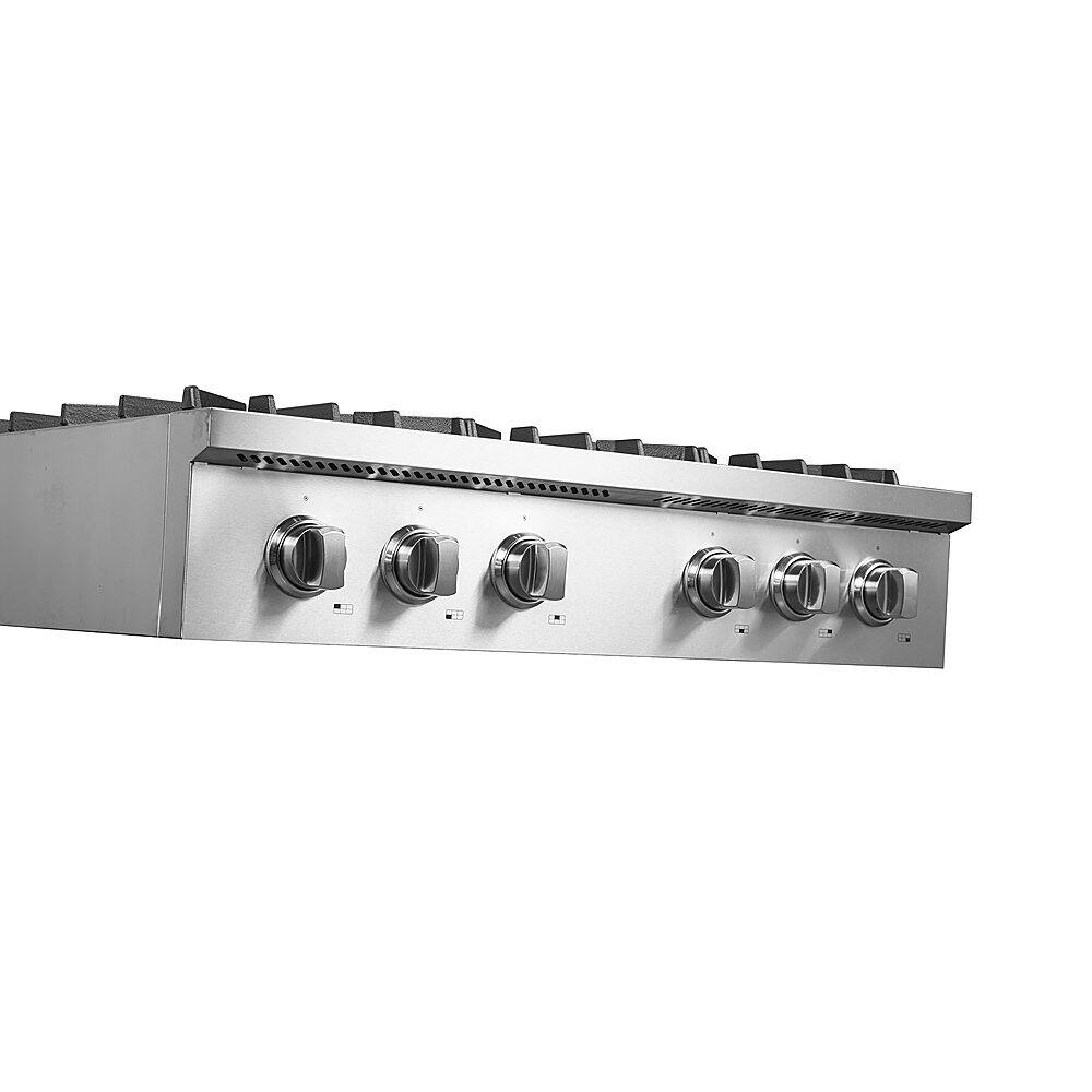 Alt View 11. Forno Appliances - Cossato 36" Built-In Gas Cooktop with 6 Sealed Burners and LP Conversion Kit - Stainless Steel.
