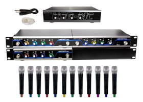 VocoPro - USB-ACAPELLA-12 Wireless Handheld Microphone System with Audio Interface - Front_Zoom