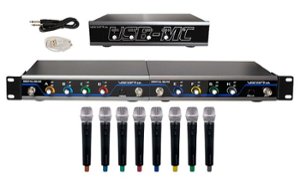 VocoPro - USB-ACAPELLA-8 Wireless Handheld Microphone System with Audio Interface - Front_Zoom