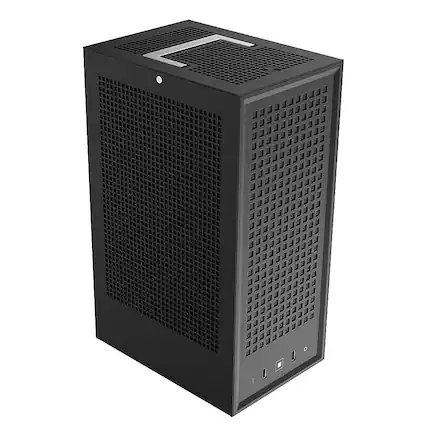 Alt View 11. HYTE - Revolt 3 Premium ITX Small Form Factor Desktop Case - Black.