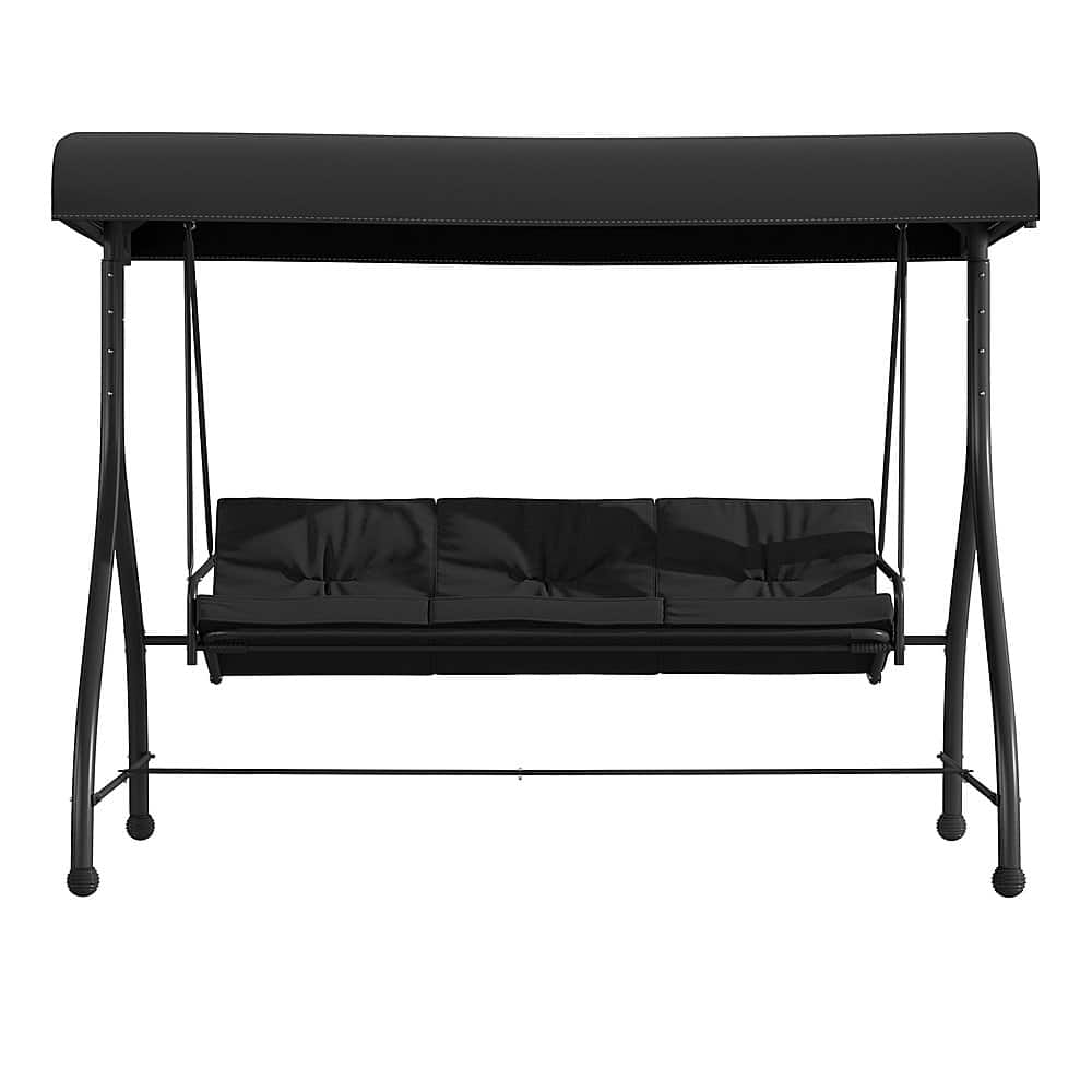Alt View 11. Alamont Home - Lila Patio Swing - Black.