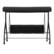 Alt View 15. Alamont Home - Lila Patio Swing - Black.