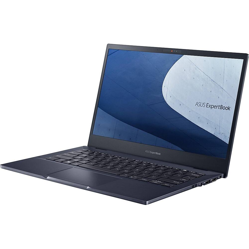Left View: ASUS - ExpertBook B5 Flip B5402F 14" Laptop - Intel Core i7 - Memory - 1 TB SSD - Star Black
