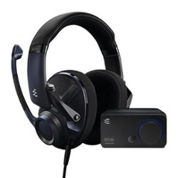 EPOS - H6PRO Wired Open Acoustic Gaming Headset for PS5, PS4, Xbox One, Xbox X|S, Switch & PC - Sebring Black - Front_Zoom