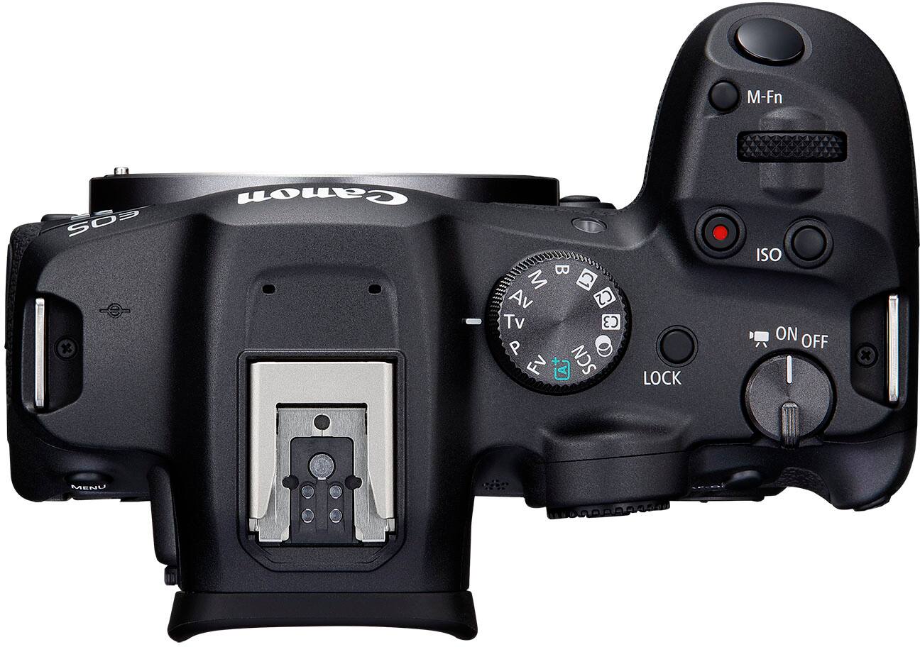 Alt View 2. Canon - EOS R7 Mirrorless Camera with RF-S 18-45 f/4.5-6.3 IS STM Lens Content Creator Kit - Black.