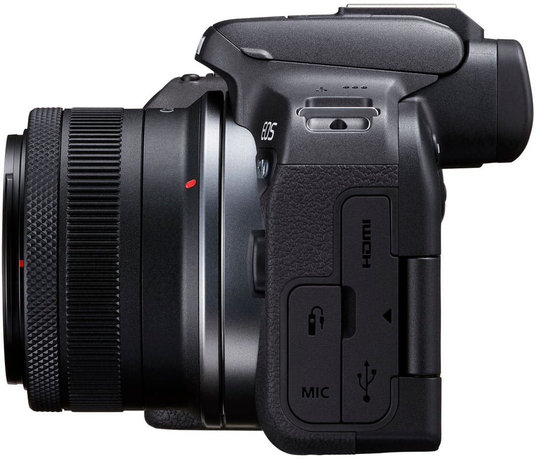 Alt View 12. Canon - EOS R10 Mirrorless Camera with RF-S 18-45 f/4.5-6.3 IS STM Lens Content Creator Kit - Black.