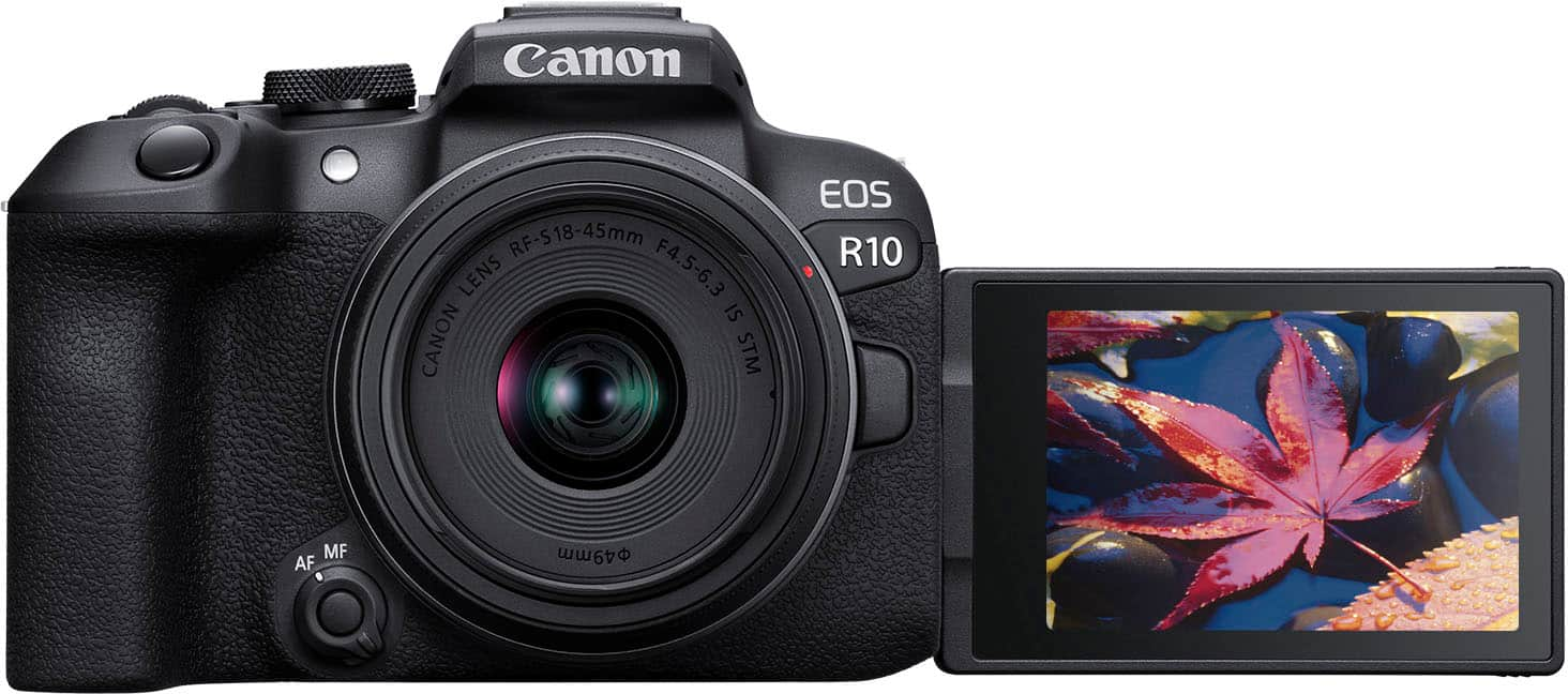 Canon EOS R10 Mirrorless Camera with 18-45mm Kit Lens