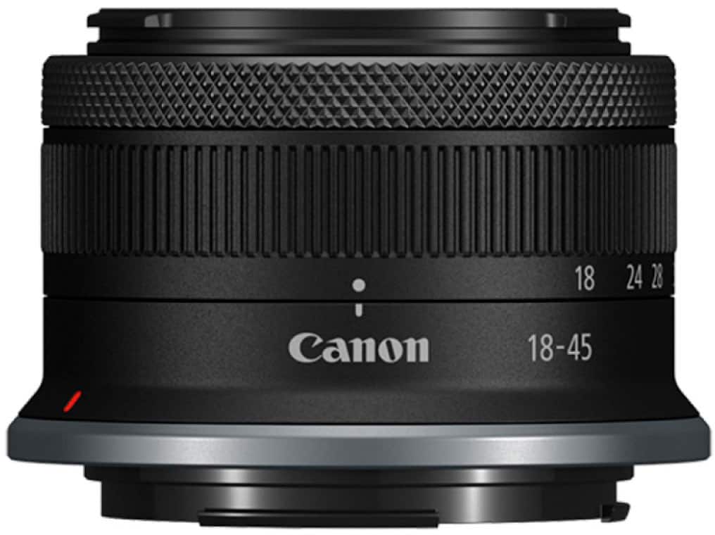 Left. Canon - EOS R10 Mirrorless Camera with RF-S 18-45 f/4.5-6.3 IS STM Lens Content Creator Kit - Black.