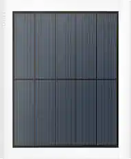 Front. Ring - Ring - 4W Solar Panel for Select Ring Security Cameras - White.