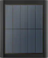 Front. Ring - Ring - 4W Solar Panel for Select Ring Security Cameras - Black.