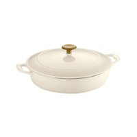 Tramontina - 4Qt Covered Braiser - Latte - Angle_Zoom