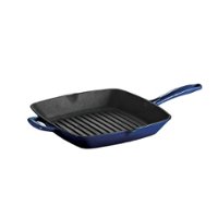 Tramontina - Gourmet 11" Square Grill Pan - Cobalt - Angle_Zoom