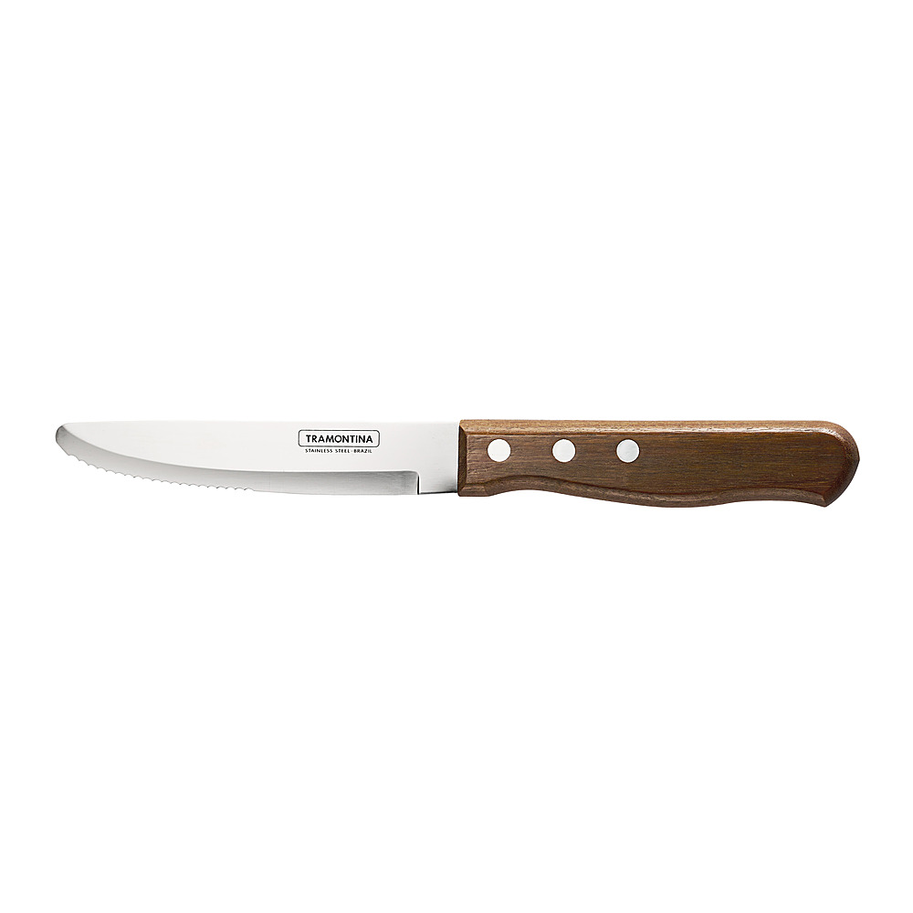 Tramontina Porterhouse 5-Piece Steak Knife Set with Hardwood Counter Block