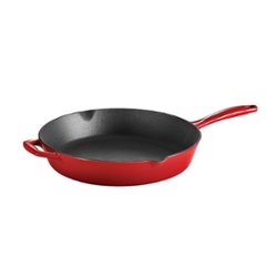 Tramontina Gourmet 12" Round Skillet - Red - Angle_Zoom