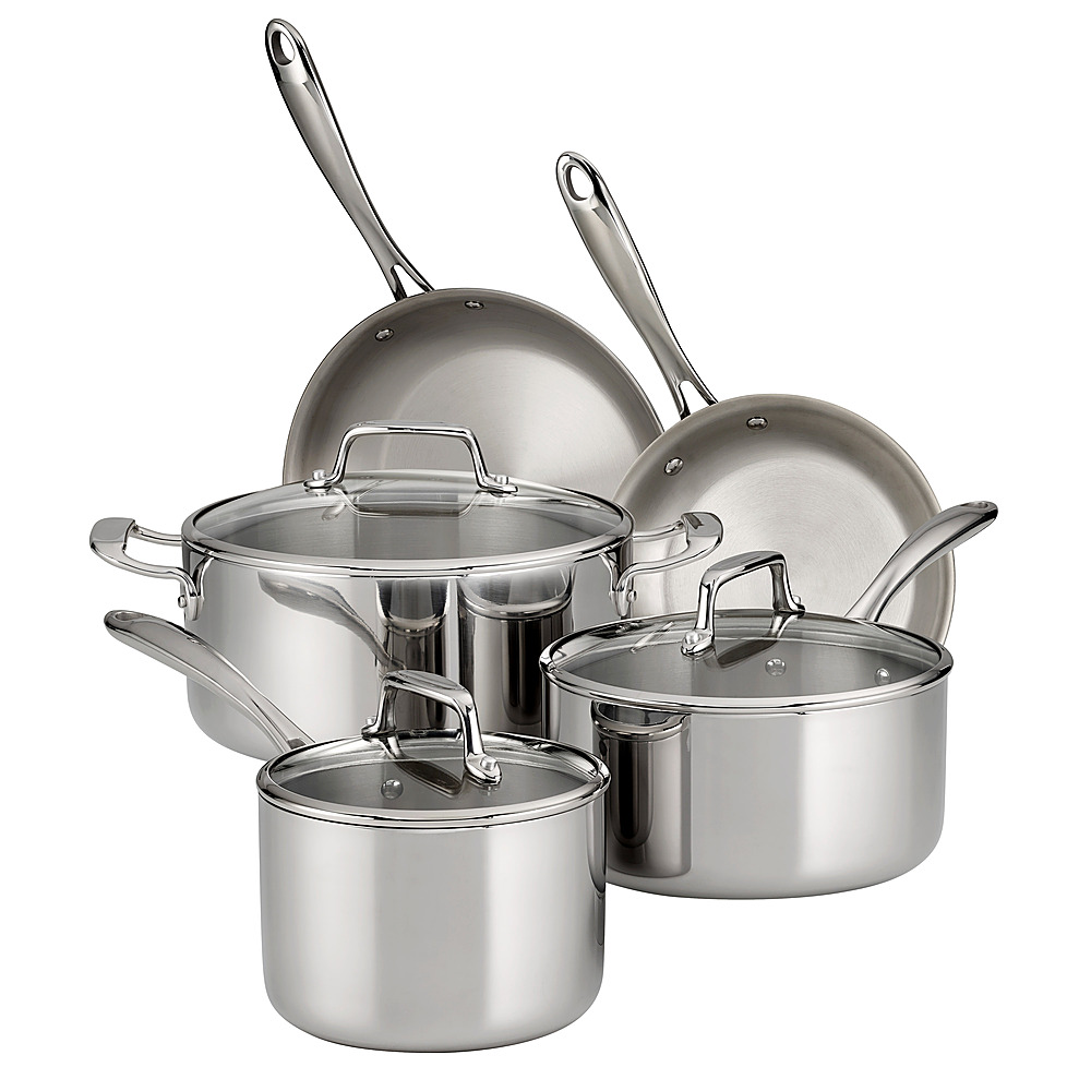 Best Buy: Tramontina Gourmet Tri-Ply Clad 12-Piece Cookware Set Stainless  Steel 80116/249DS
